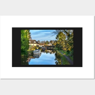 The Towpath Into Hungerford, England Posters and Art